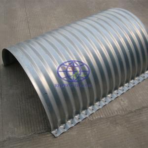 half flanged corrugated steel pipe